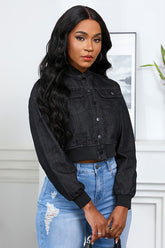 WOMEN FASHION DENIM JACKET By Claude